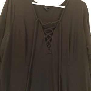 Torrid black midi dress size 2